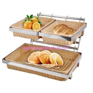 Khay đựng bánh mì buffet 2ngăn- TPZ03114