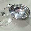 Nồi lẩu inox nắp kiếng Tín Phát