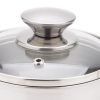 Nồi inox 3 đáy nắp kiếng