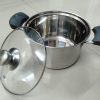 Nồi 3 đáy inox nắp kiếng Tín Phát