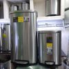 Thùng rác inox chân đạp hình chữ nhật